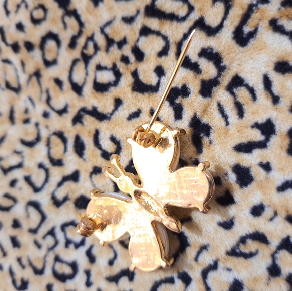 🌈VINTAGE BUTTERFLY BROOCH - Picture 3 of 4
